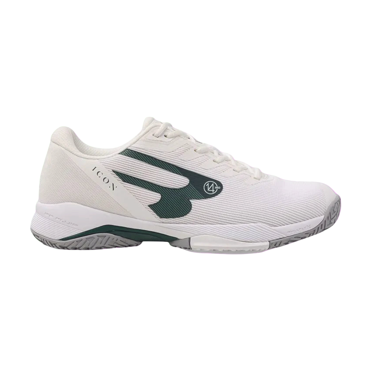 Bullpadel Icon 26v Padel Shoes White Main View - Onyx & Bloom Sports