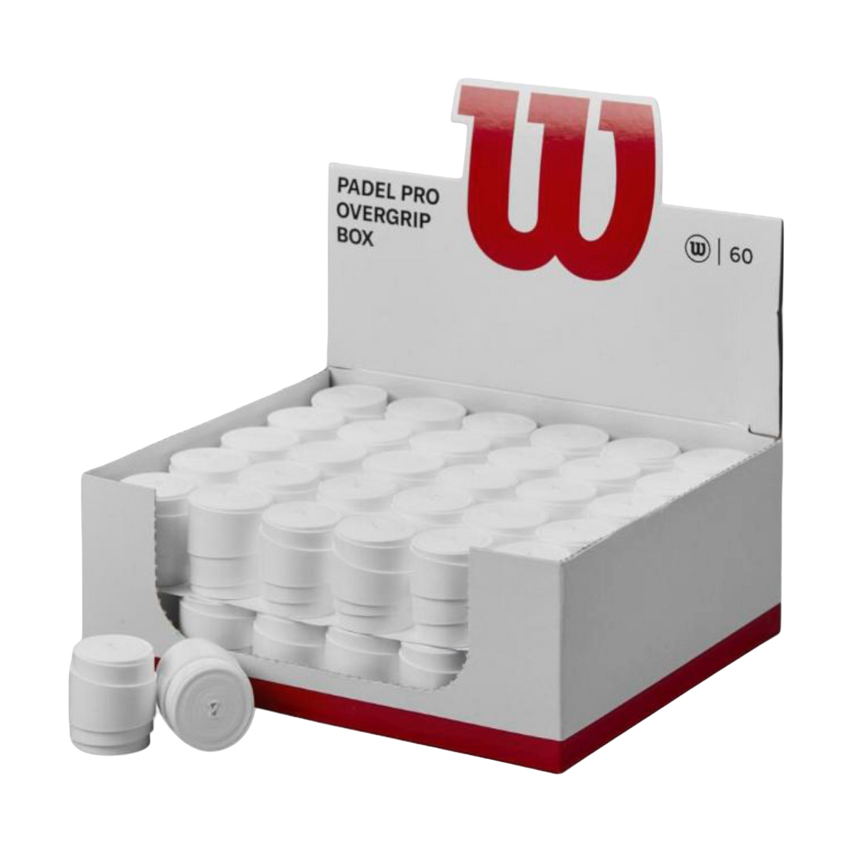 Wilson Pro Padel Overgrip - White (Box of 60) - Onyx & Bloom Sports