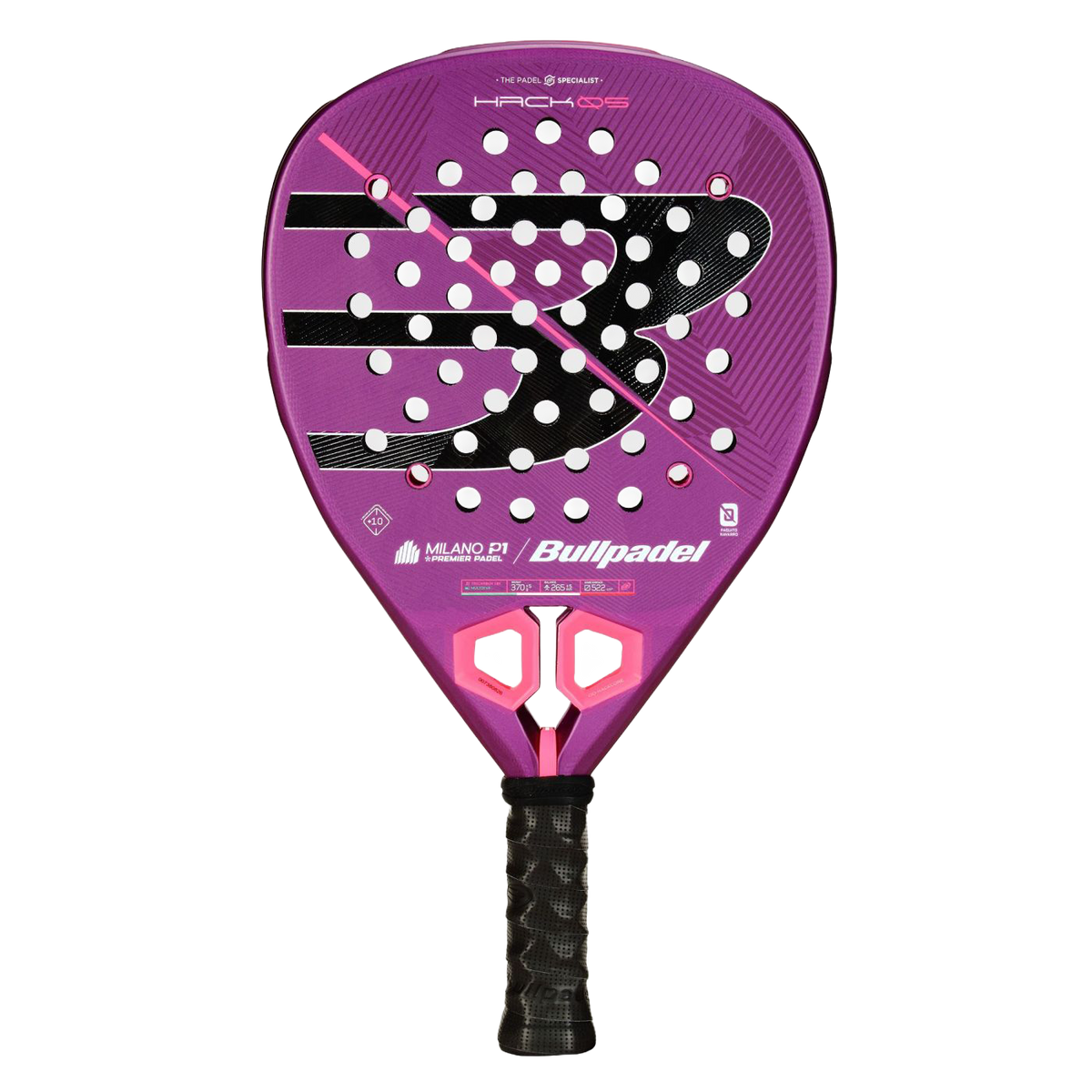 Bullpadel Hack 05 27 Milano Padel Racket - view 2 - Onyx & Bloom Sports