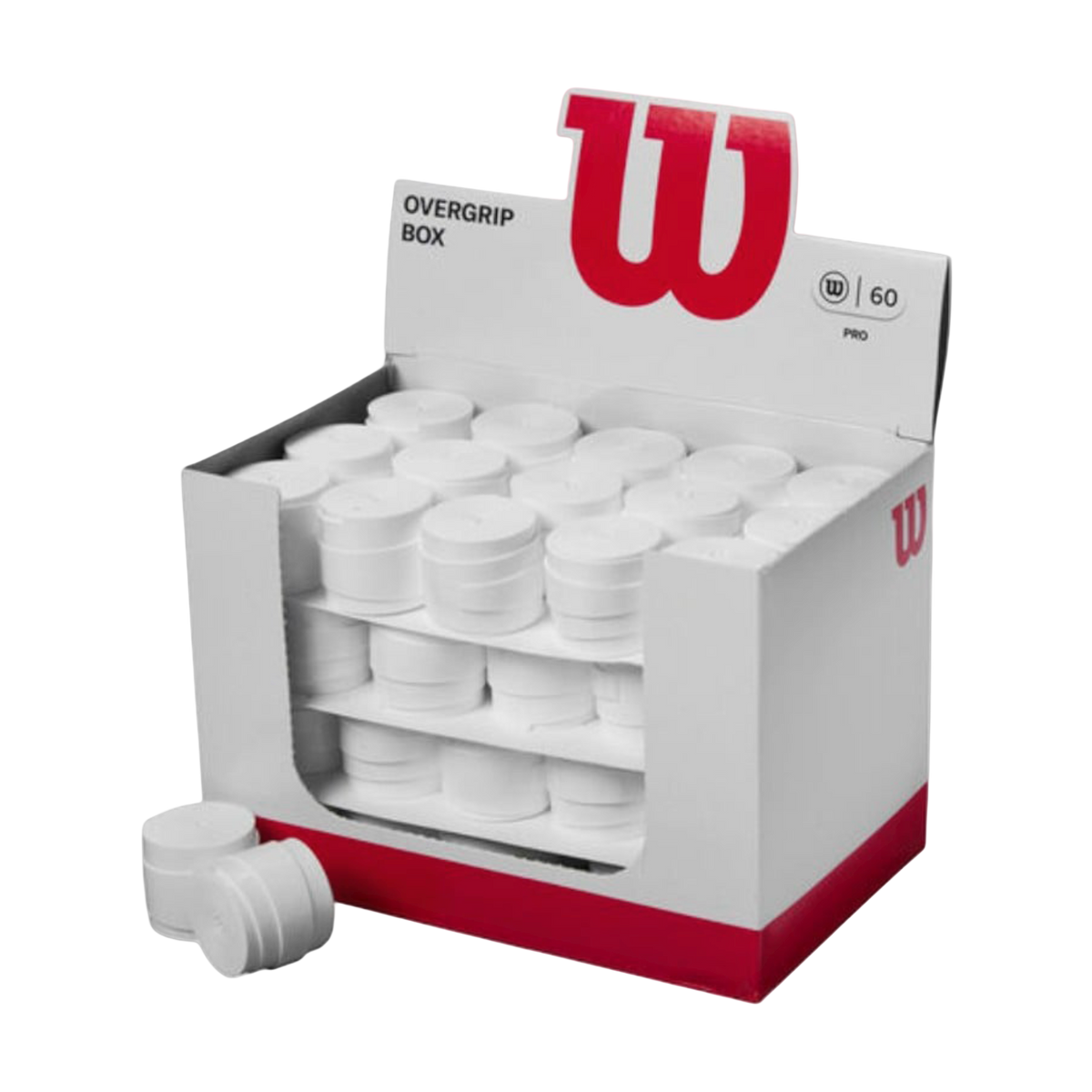 Wilson Pro Padel Overgrip - White (Box of 60) - view 2 - Onyx & Bloom Sports