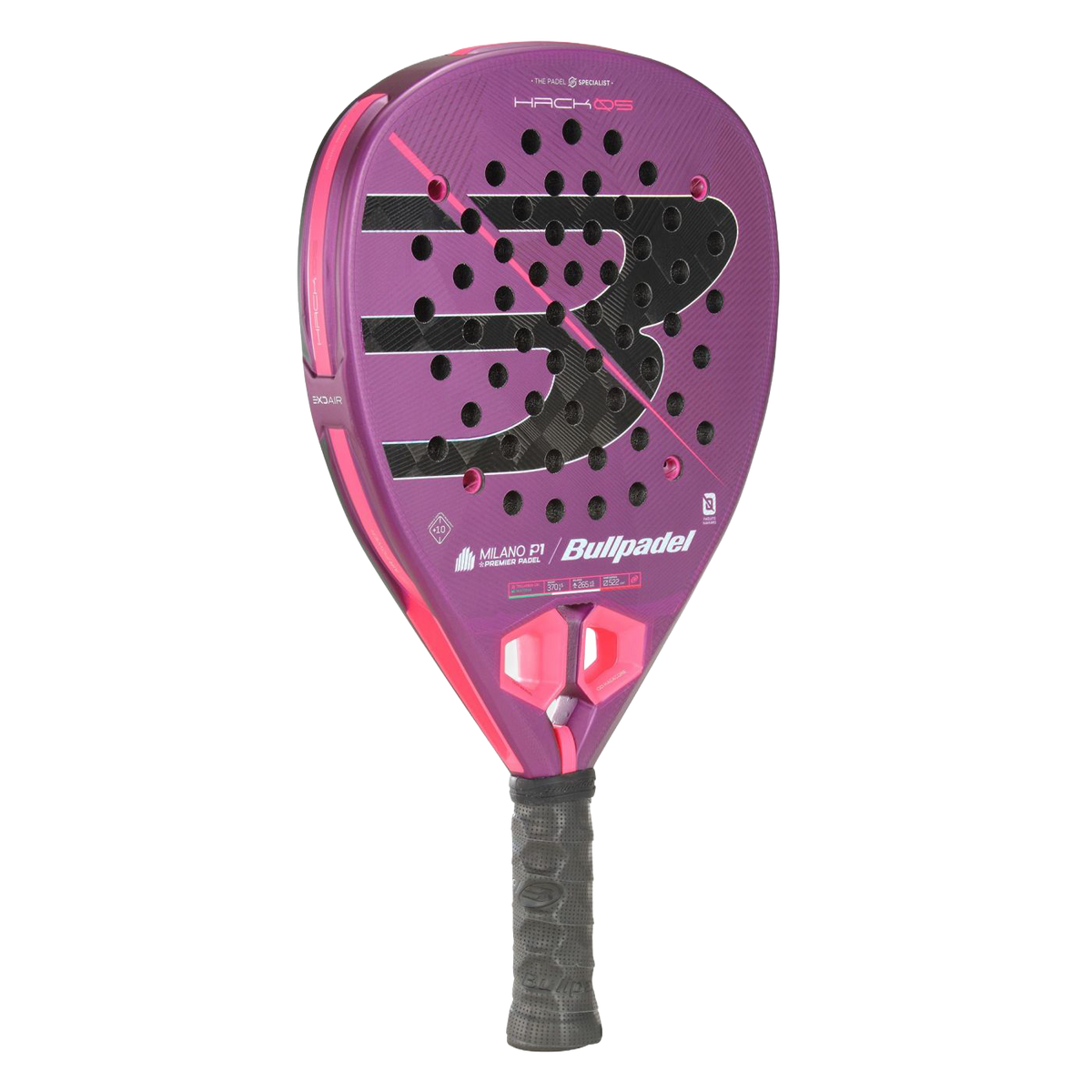 Bullpadel Hack 05 27 Milano Padel Racket - view 3 - Onyx & Bloom Sports