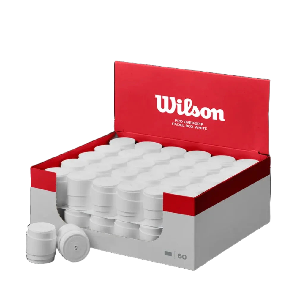 Wilson Pro Padel Overgrip - White (Box of 60) - view 4 - Onyx & Bloom Sports
