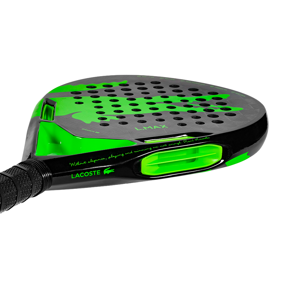 Lacoste L.MAX 2026 Padel Racket - view 4 - Onyx & Bloom Sports