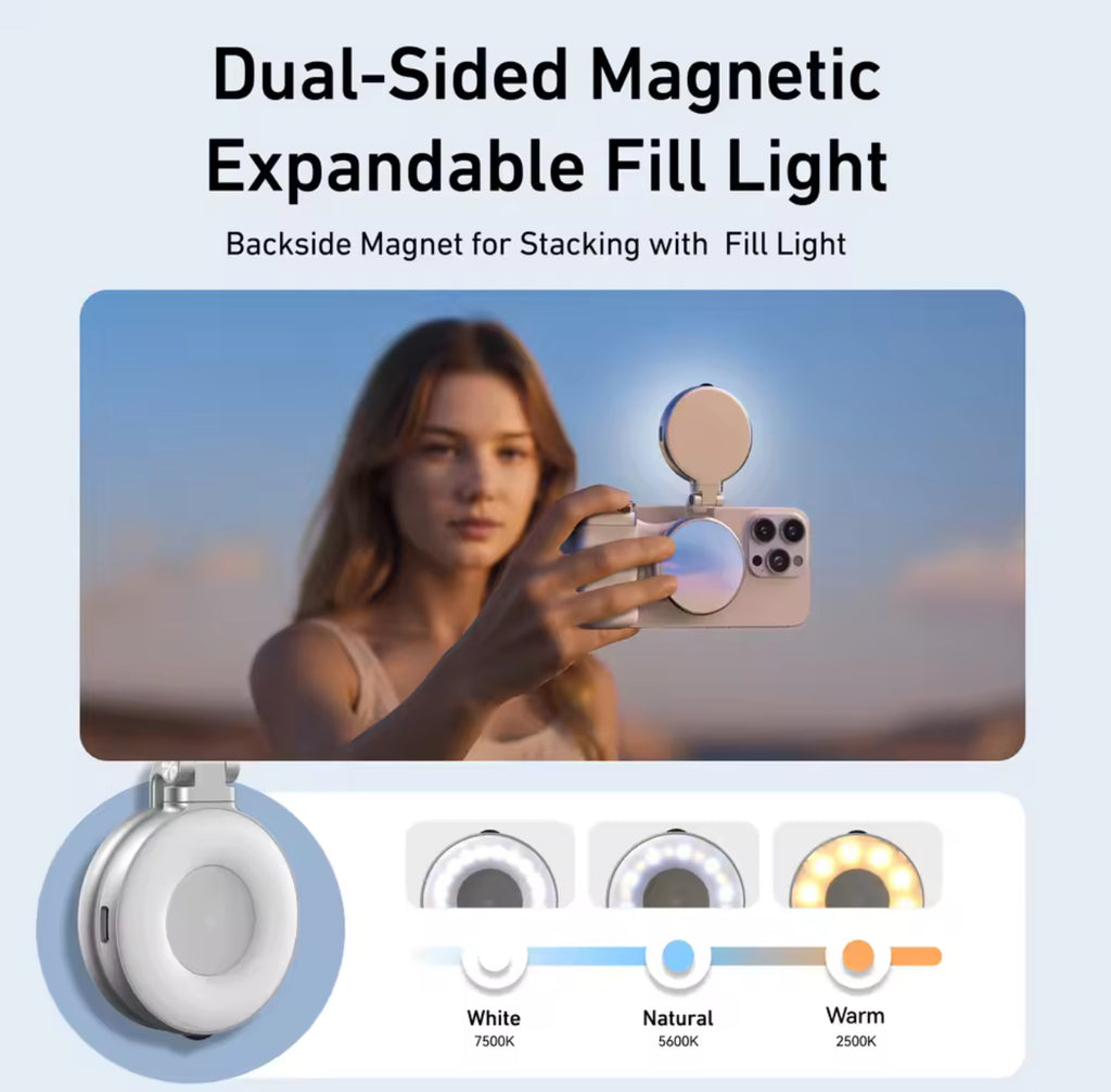 TELESIN Magnetic Phone Camera Grip with Lens Cap