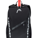 HEAD Tour Backpack Black - Premium padel backpack - Onyx & Bloom