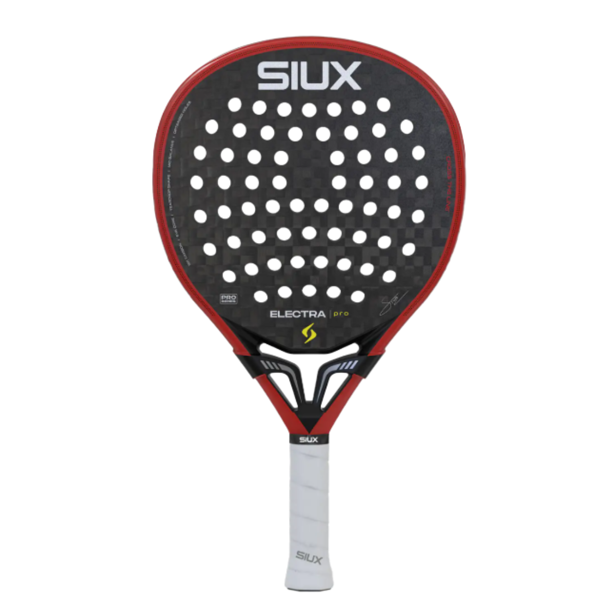 SIUX Electra Pro Fire Red 2026 Padel Racket - Professional padel racket - Onyx & Bloom