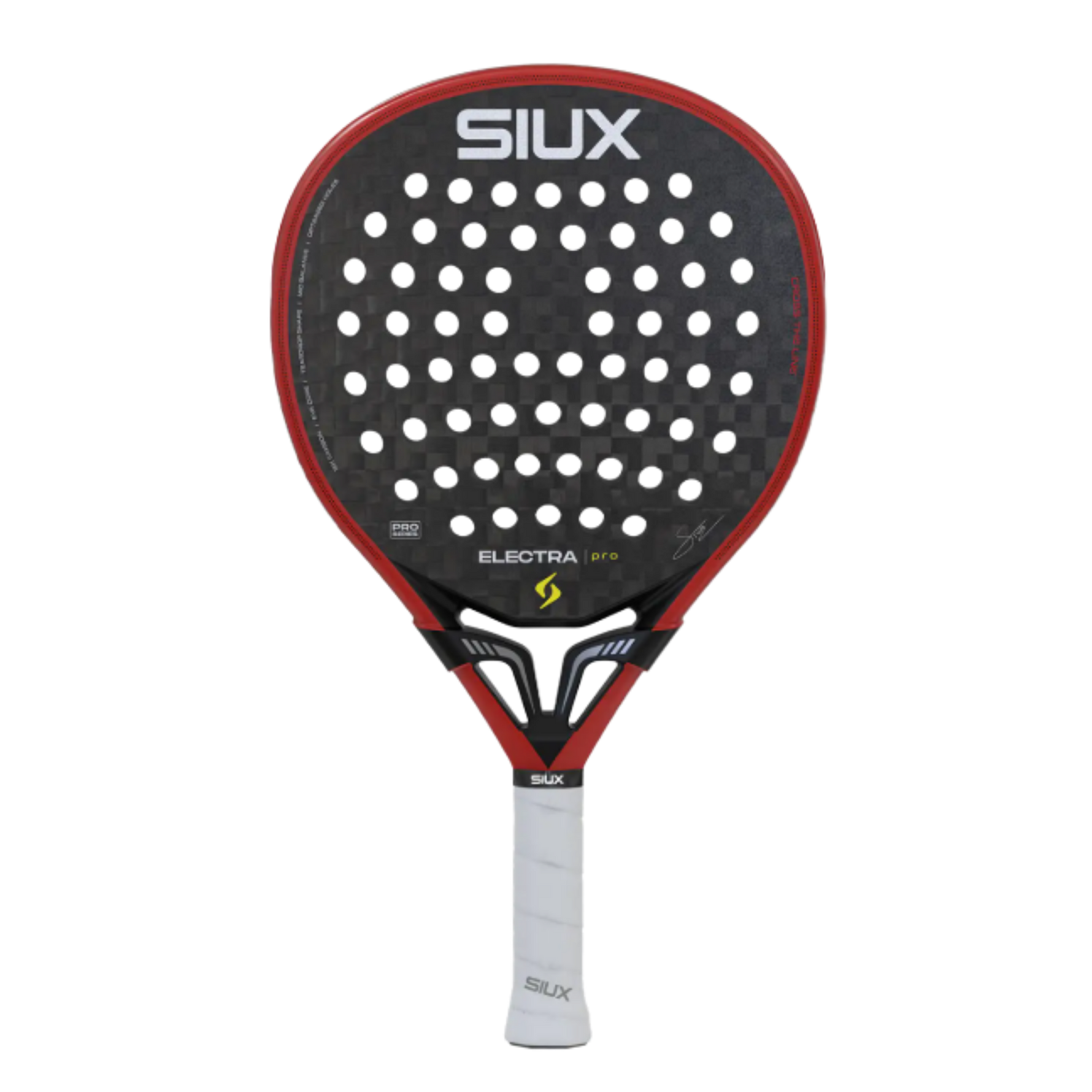 SIUX Electra Pro Fire Red 2026 Padel Racket - Professional padel racket - Onyx & Bloom