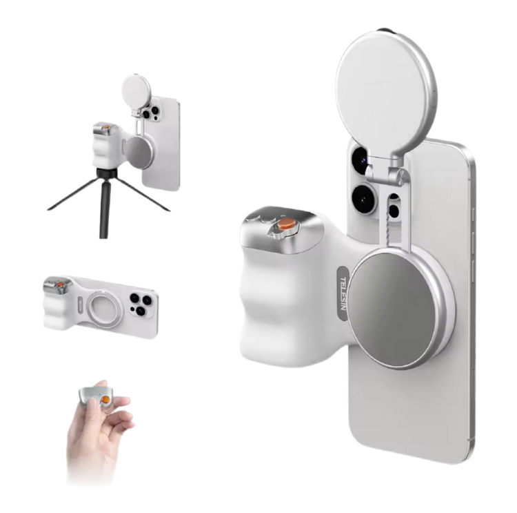 TELESIN Magnetic Phone Camera Grip with Lens Cap