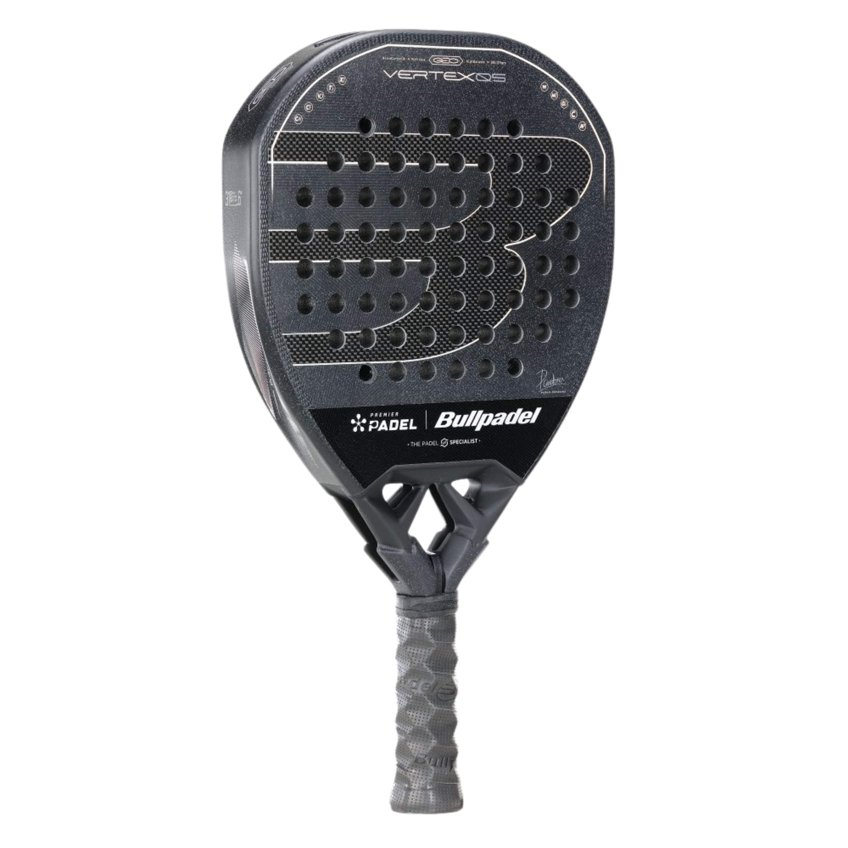 Bullpadel Vertex 05 Geo Premier detail - Onyx & Bloom Sports