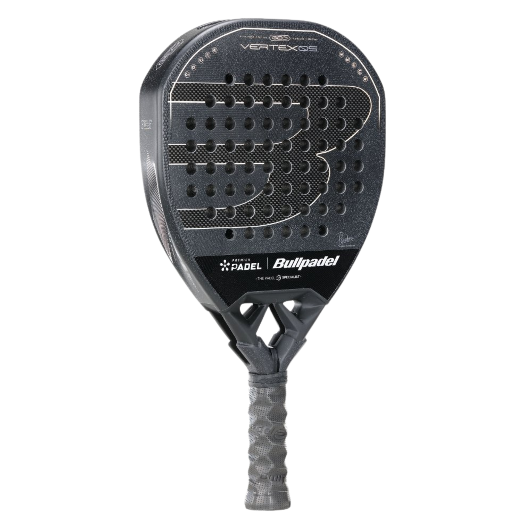 Bullpadel Vertex 05 Geo Premier detail - Onyx & Bloom Sports