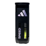Adidas Speed RX Dubai P1 Limited Edition Padel Balls Can of 3 - Onyx & Bloom Sports