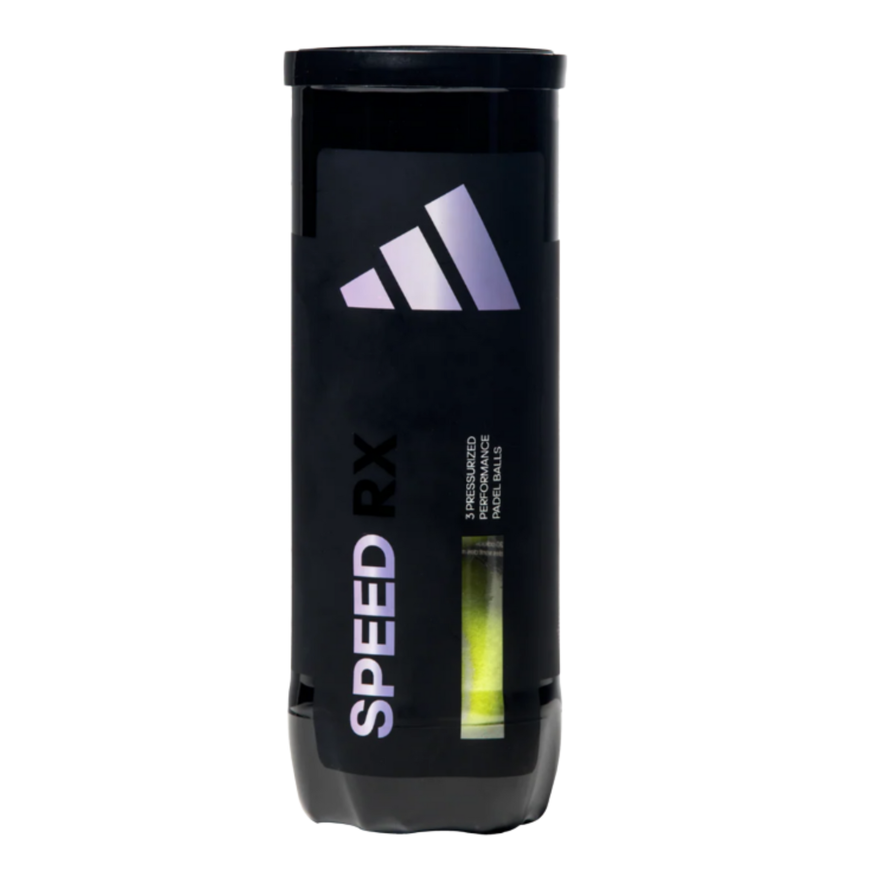 Adidas Speed RX Dubai P1 Limited Edition Padel Balls Can of 3 - Onyx & Bloom Sports