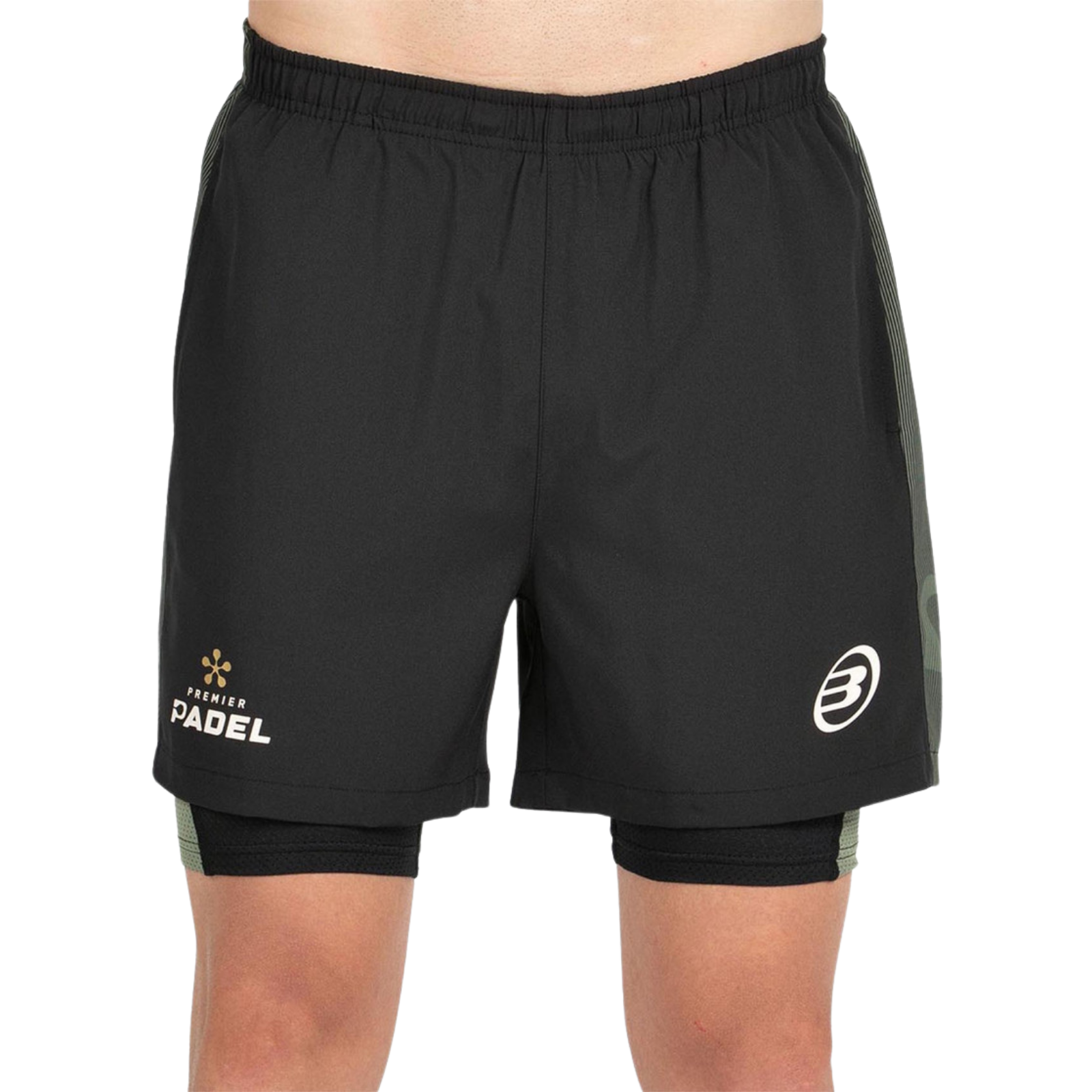 Bullpadel Premier Padel Pingu 2in1 Shorts - Premium padel shorts - Onyx & Bloom