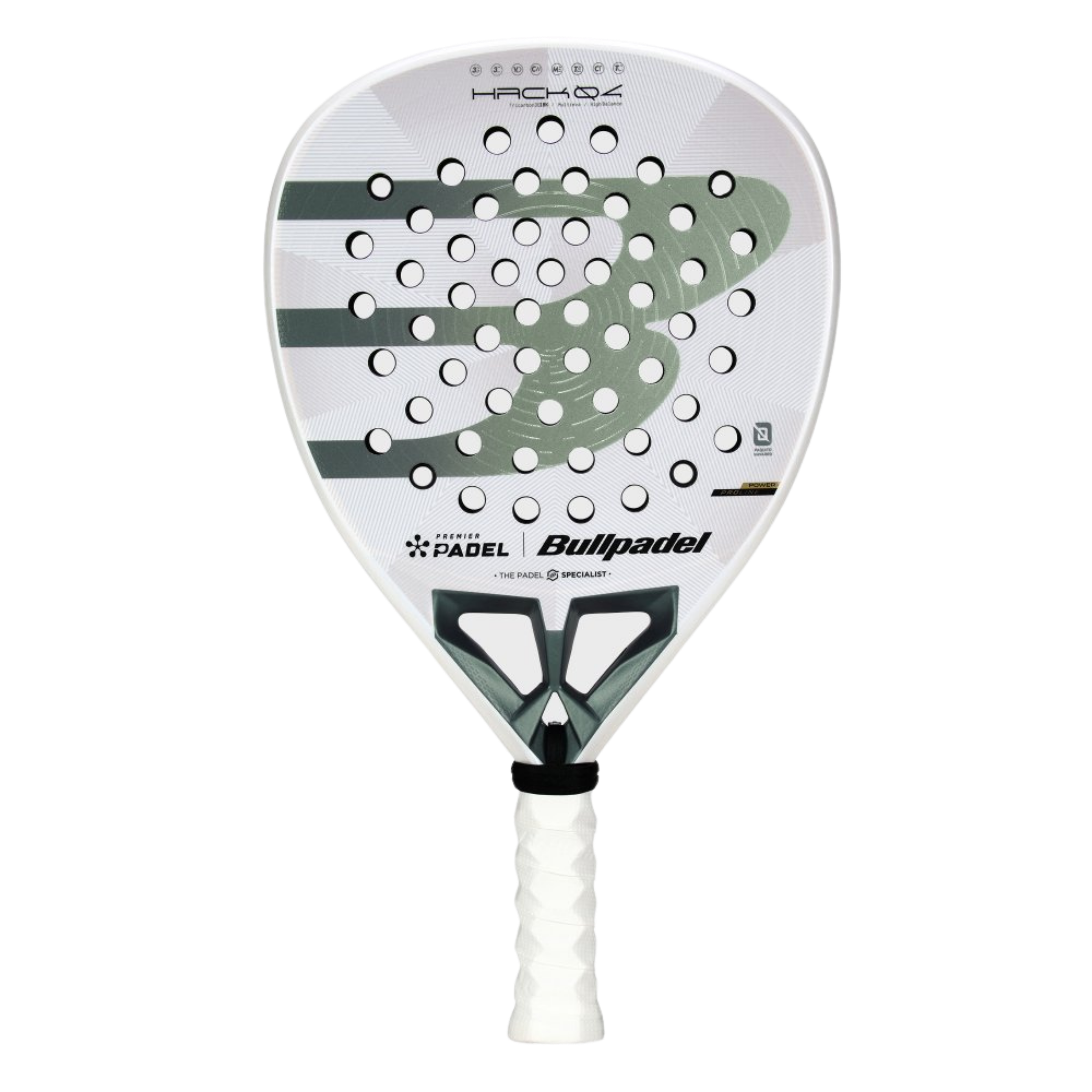 Bullpadel Hack 04 Premier Padel 2026 Padel Racket - Professional padel racket - Onyx & Bloom