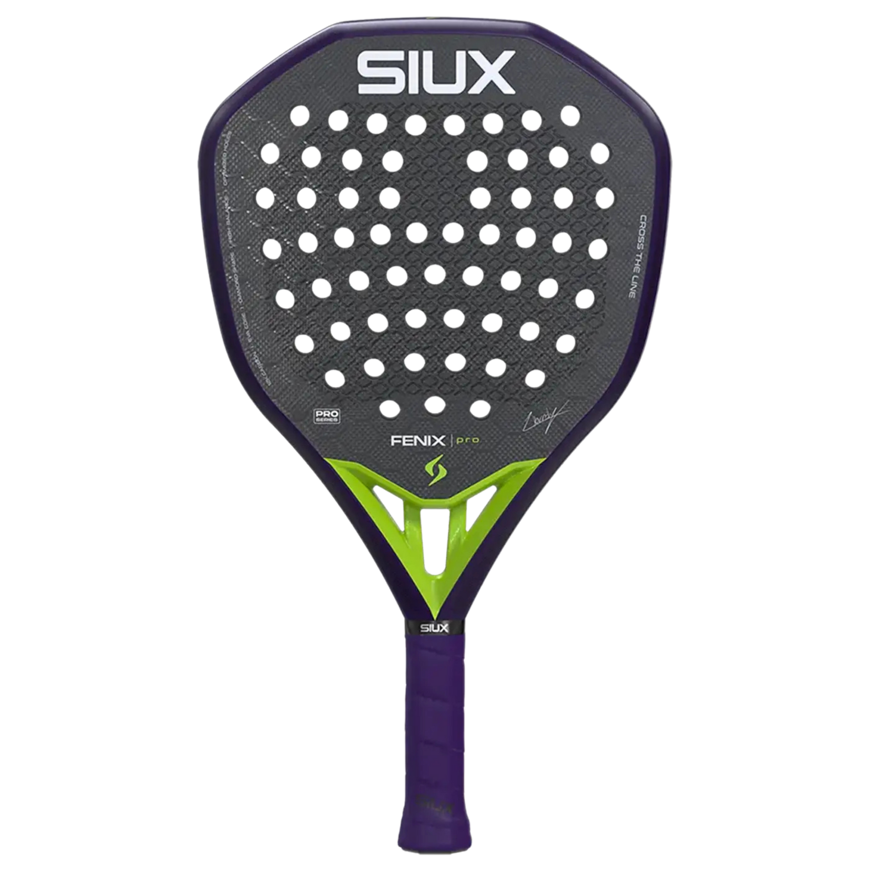 SIUX Fenix Pro Glow Purple 2026 Padel Racket - Professional padel racket - Onyx & Bloom