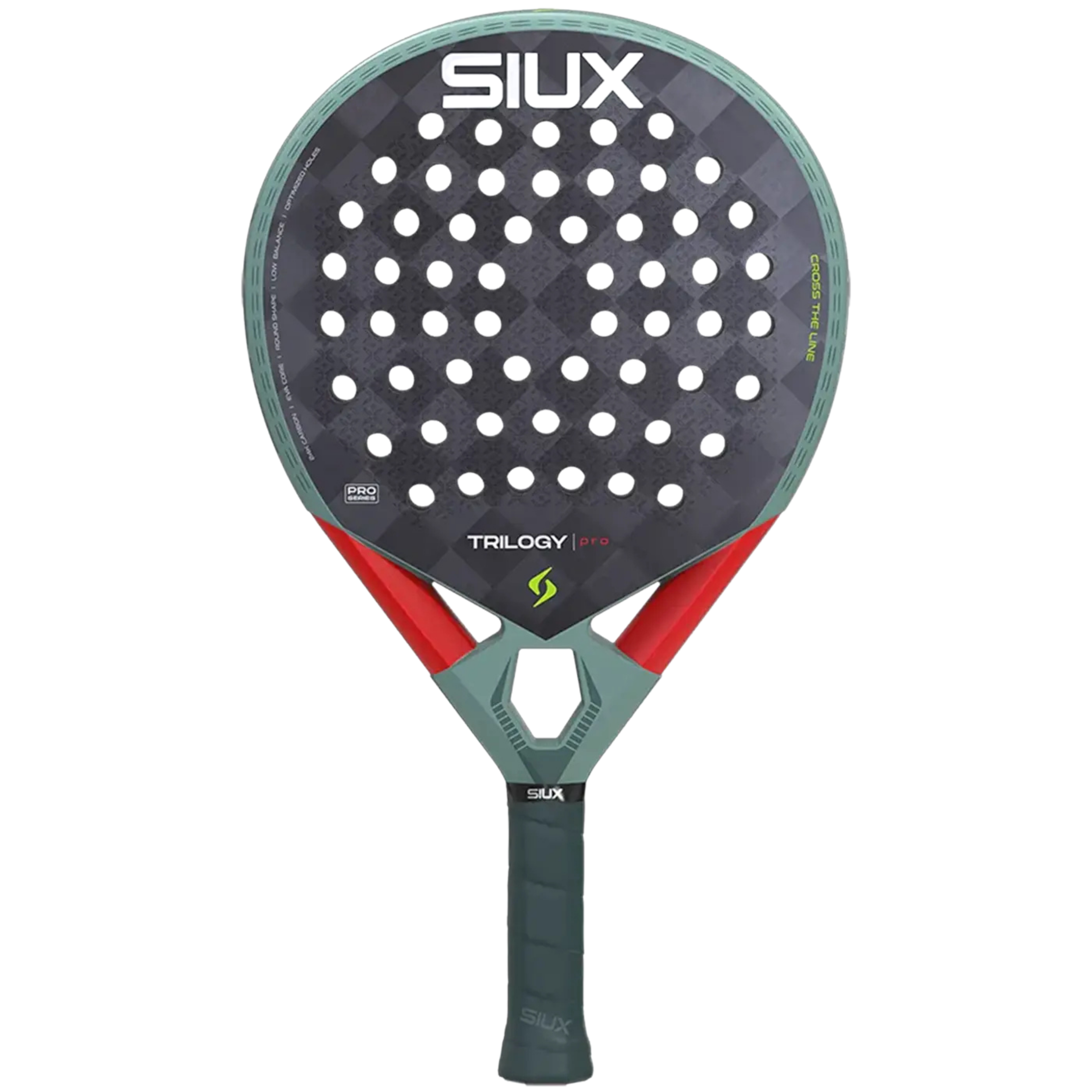 SIUX Trilogy Pro Ash Green 2026 Padel Racket - Professional padel racket - Onyx & Bloom