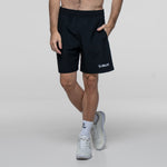 SIUX Match Black Shorts front - Onyx & Bloom Sports