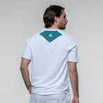 SIUX Match White Shirt back - Onyx & Bloom Sports