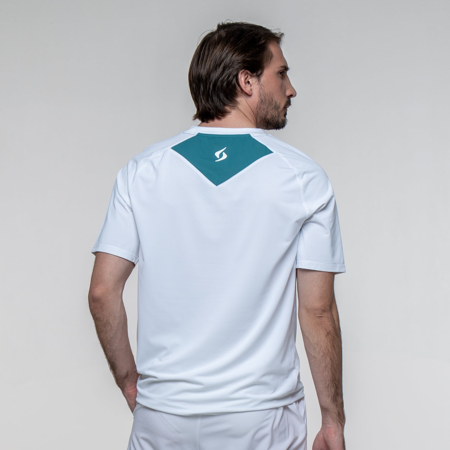 SIUX Match White Shirt back - Onyx & Bloom Sports