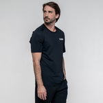 SIUX Match Black Shirt detail - Onyx & Bloom Sports