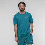 SIUX Match Green Shirt model view - Onyx & Bloom Sports