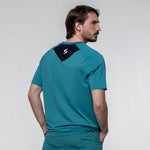 SIUX Match Green Shirt back - Onyx & Bloom Sports