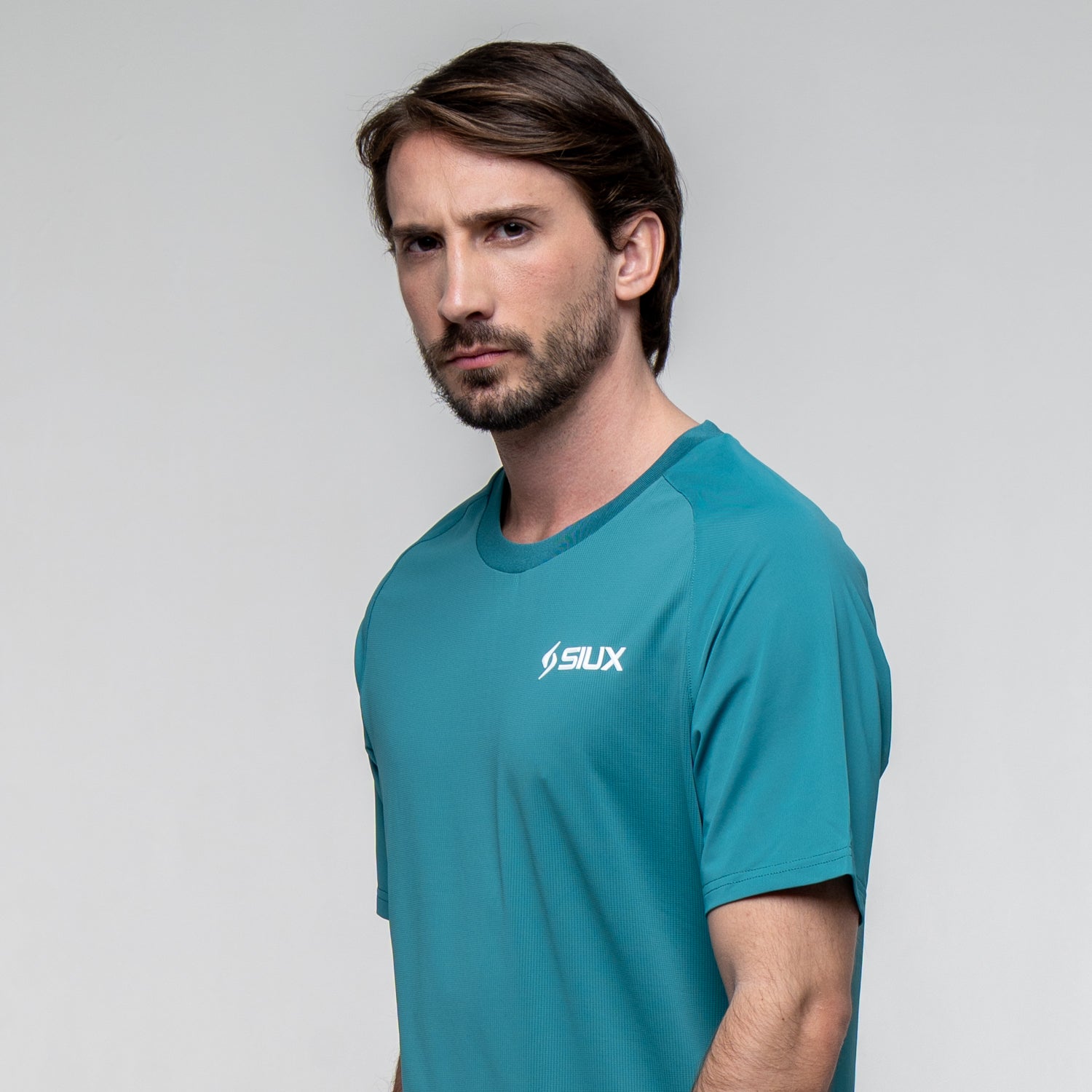 SIUX Match Green Shirt front - Onyx & Bloom Sports