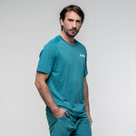 SIUX Match Green Shirt detail - Onyx & Bloom Sports
