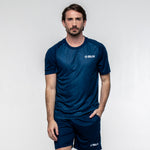 SIUX Club 2026 Men's Padel Shirt in Marine - Premium padel clothing - Onyx & Bloom