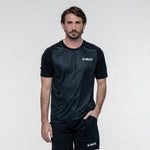SIUX Club 2026 Men's Padel Shirt in Black - Premium padel clothing - Onyx & Bloom