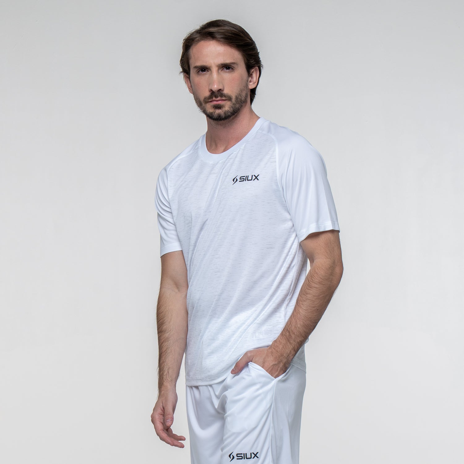 SIUX Club White Shirt front - Onyx & Bloom Sports