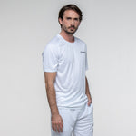 SIUX Club White Shirt model view - Onyx & Bloom Sports