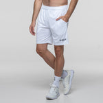 SIUX Club White Shorts detail - Onyx & Bloom Sports