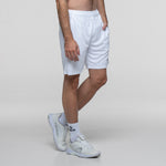 SIUX Club White Shorts back - Onyx & Bloom Sports