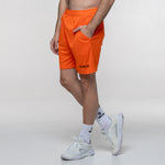 SIUX Club Orange Shorts detail - Onyx & Bloom Sports