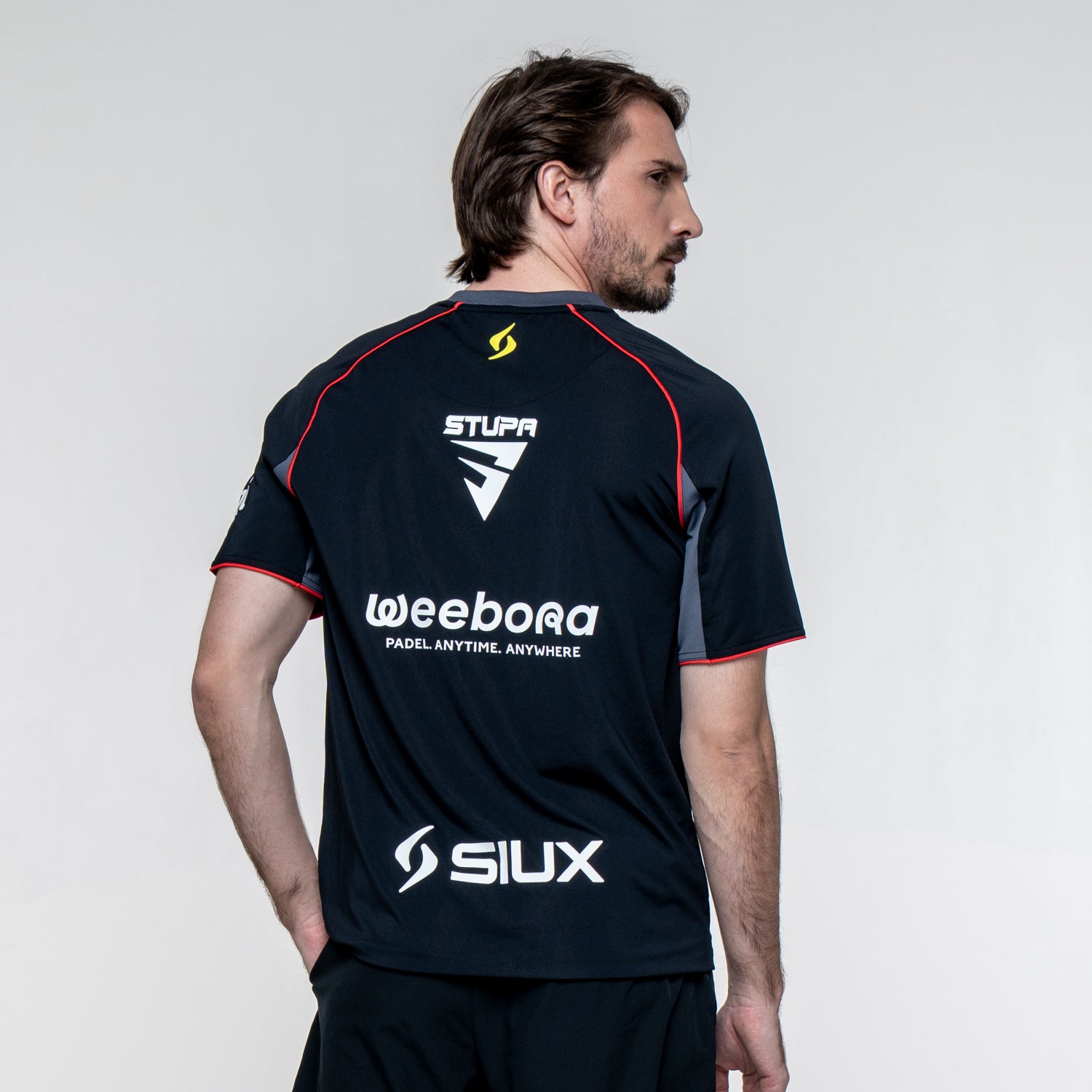 SIUX Electra Stupa Black Shirt back - Onyx & Bloom Sports