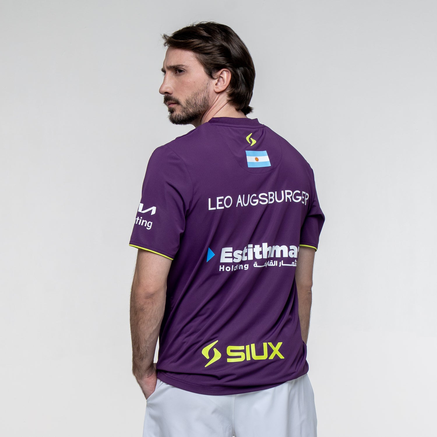 SIUX Fenix Leo Shirt back - Onyx & Bloom Sports