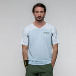 SIUX Daruma 2026 Men's Padel Shirt in Light Blue - Premium padel clothing - Onyx & Bloom
