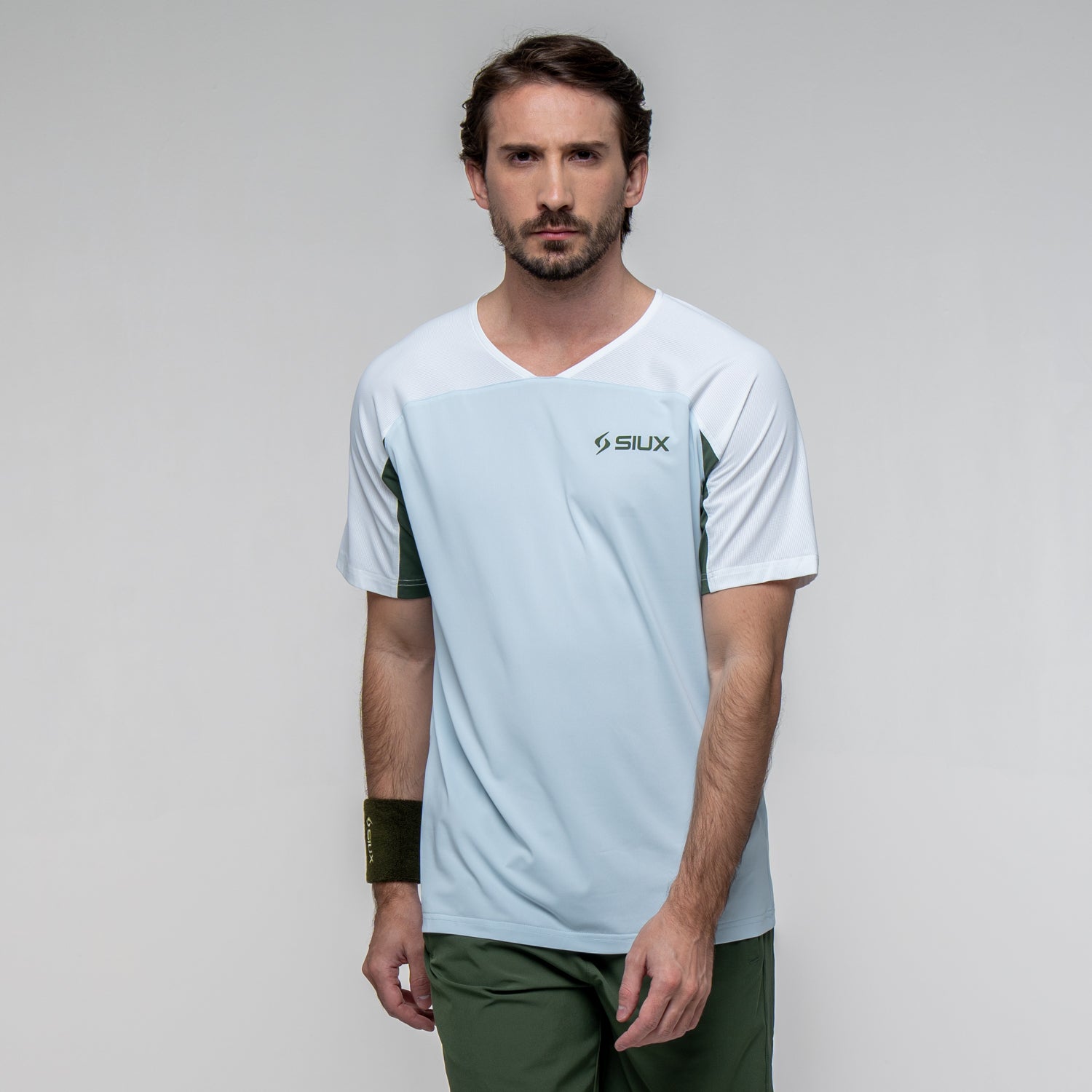 SIUX Daruma Light Blue Shirt front - Onyx & Bloom Sports