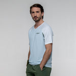 SIUX Daruma Light Blue Shirt back - Onyx & Bloom Sports