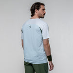 SIUX Daruma Light Blue Shirt model view - Onyx & Bloom Sports
