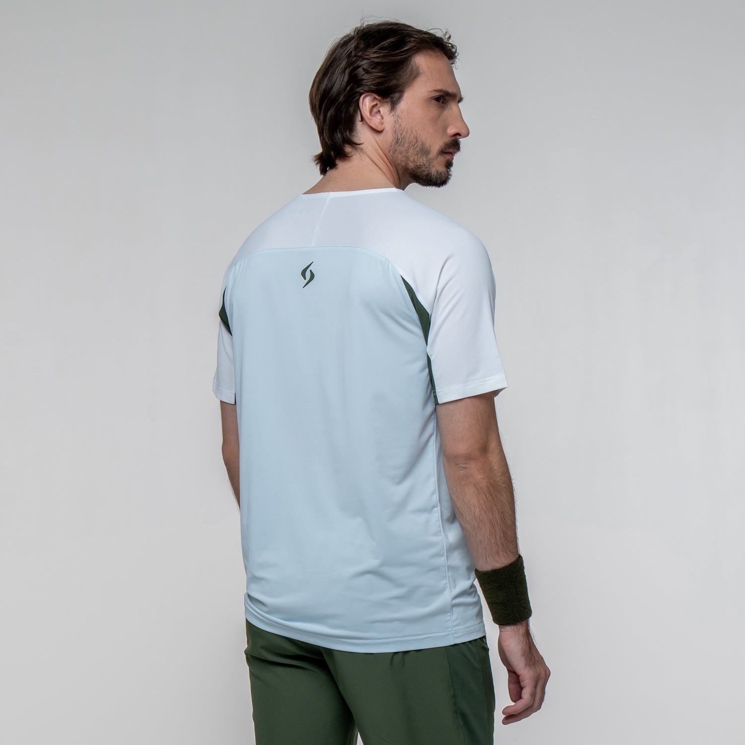 SIUX Daruma Light Blue Shirt model view - Onyx & Bloom Sports