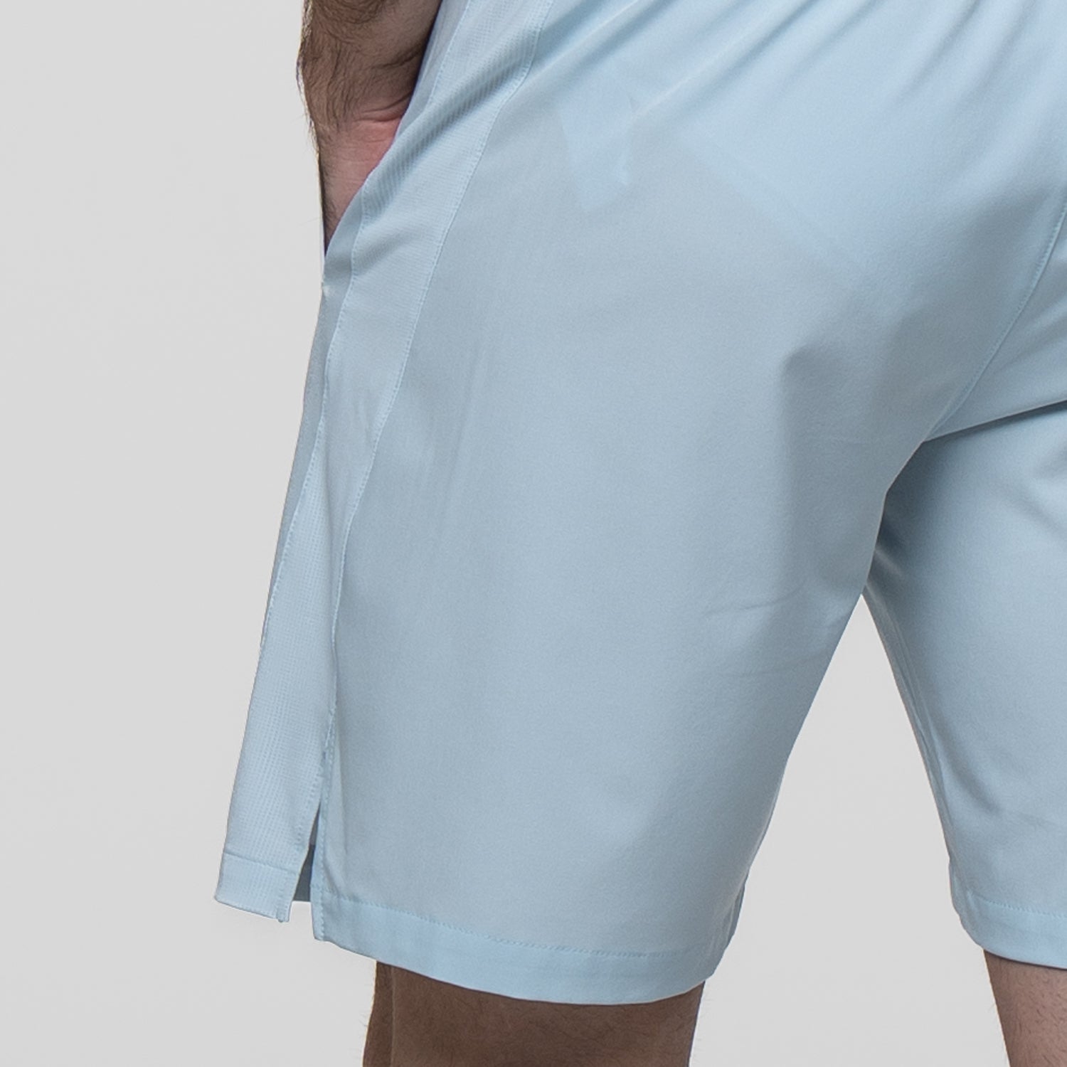 SIUX Daruma Light Blue Shorts model view - Onyx & Bloom Sports