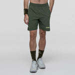 SIUX Gareh 2026 Men's Padel Shorts in Green - Premium padel clothing - Onyx & Bloom