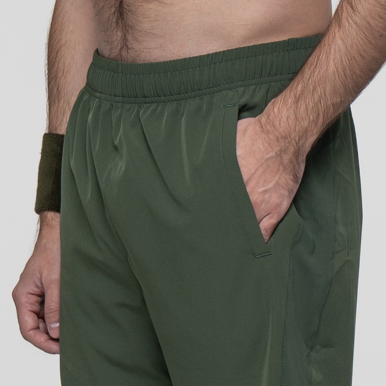 SIUX Gareh Green Shorts back - Onyx & Bloom Sports