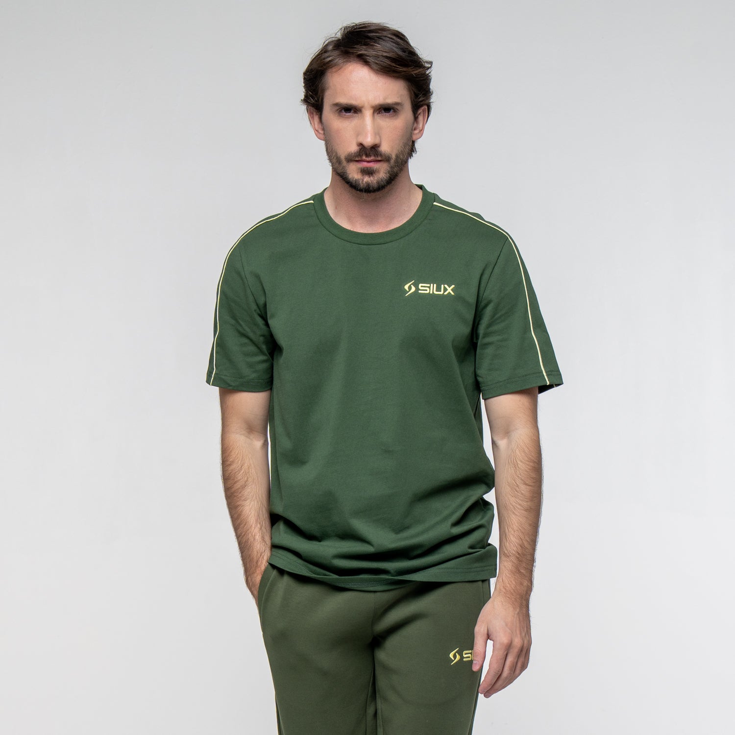 SIUX Gareh 2026 Padel Shirt in Green Casual - Premium padel clothing - Onyx & Bloom