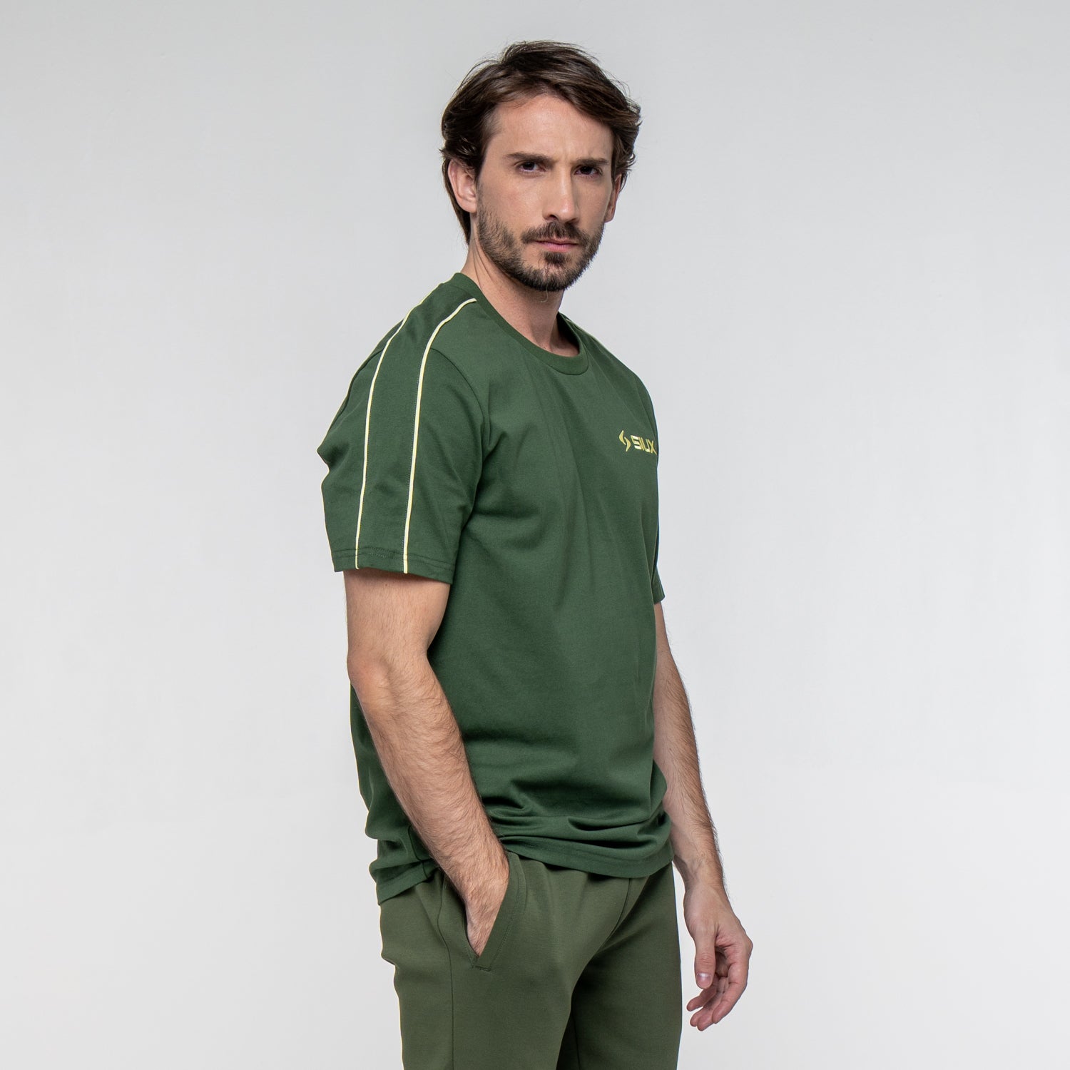 SIUX Gareh Green Casual Shirt front - Onyx & Bloom Sports