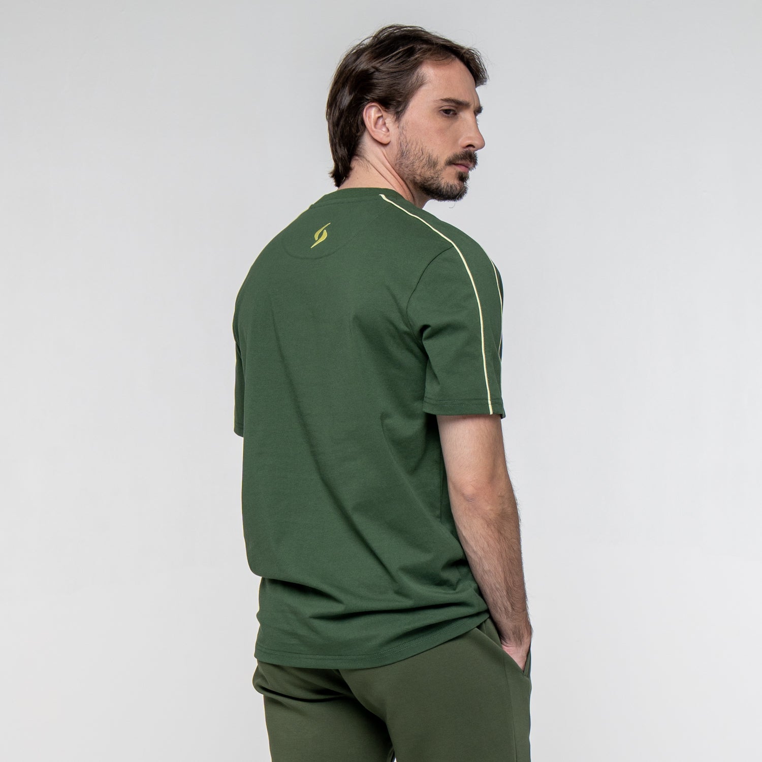 SIUX Gareh Green Casual Shirt back - Onyx & Bloom Sports