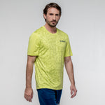 SIUX Cyber Green Shirt model view - Onyx & Bloom Sports