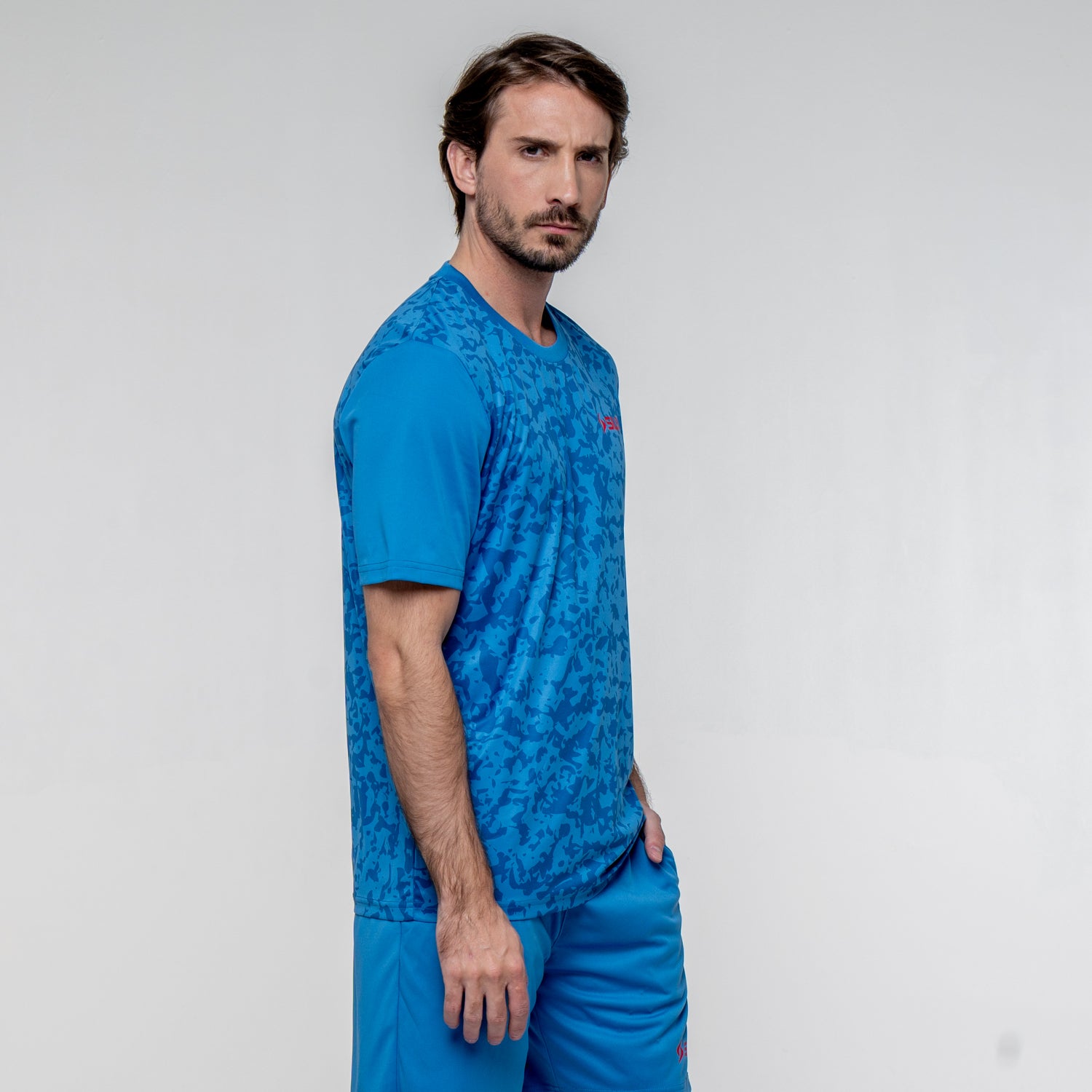 SIUX Cyber Blue Shirt back - Onyx & Bloom Sports
